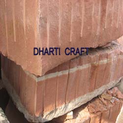 Red color Sandstone big blocks