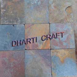 Jack Multicolor slate Multicolor slate tile with colors like black grey rustic red
