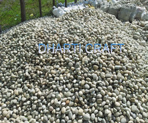 stock picture grey river pebbles