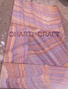 rainbow sandstone sawn paving slab