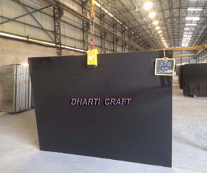 Black color Granite Stone Slab picture