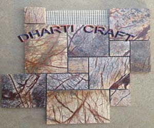 Rainforest brown marble mosaic in versaillies pattern type
